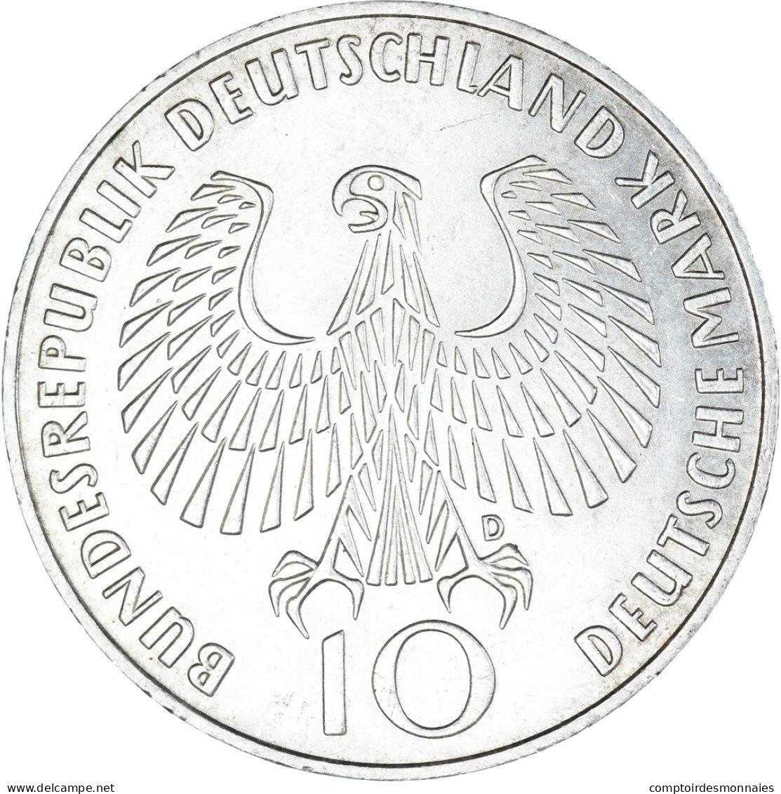 Monnaie, République Fédérale Allemande, 10 Mark, 1972, Munich, TTB+, Argent - Herdenkingsmunt
