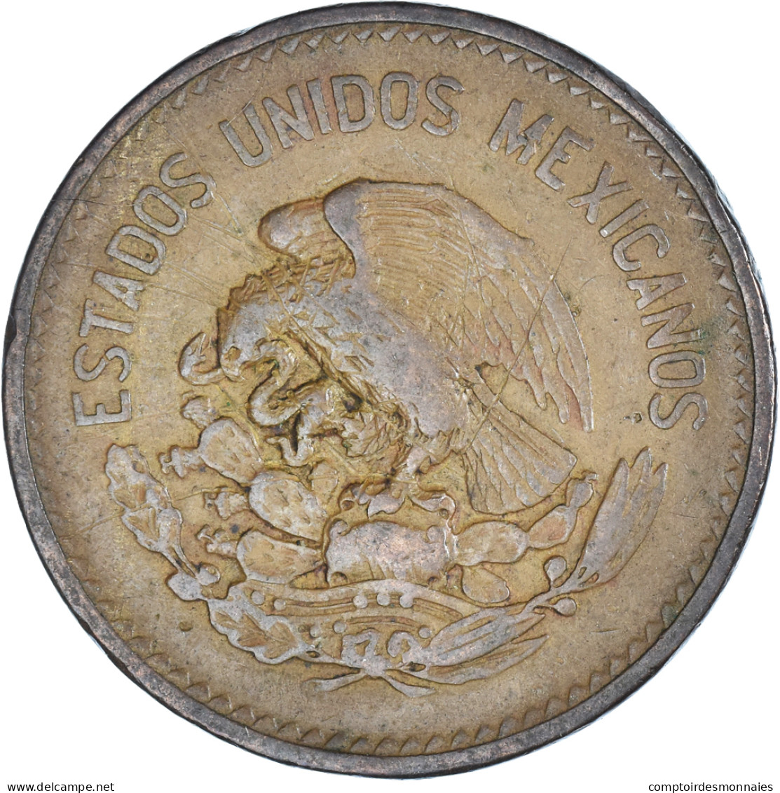 Monnaie, Mexique, 20 Centavos, 1945, Mexico City, TTB, Bronze, KM:439 - Mexique