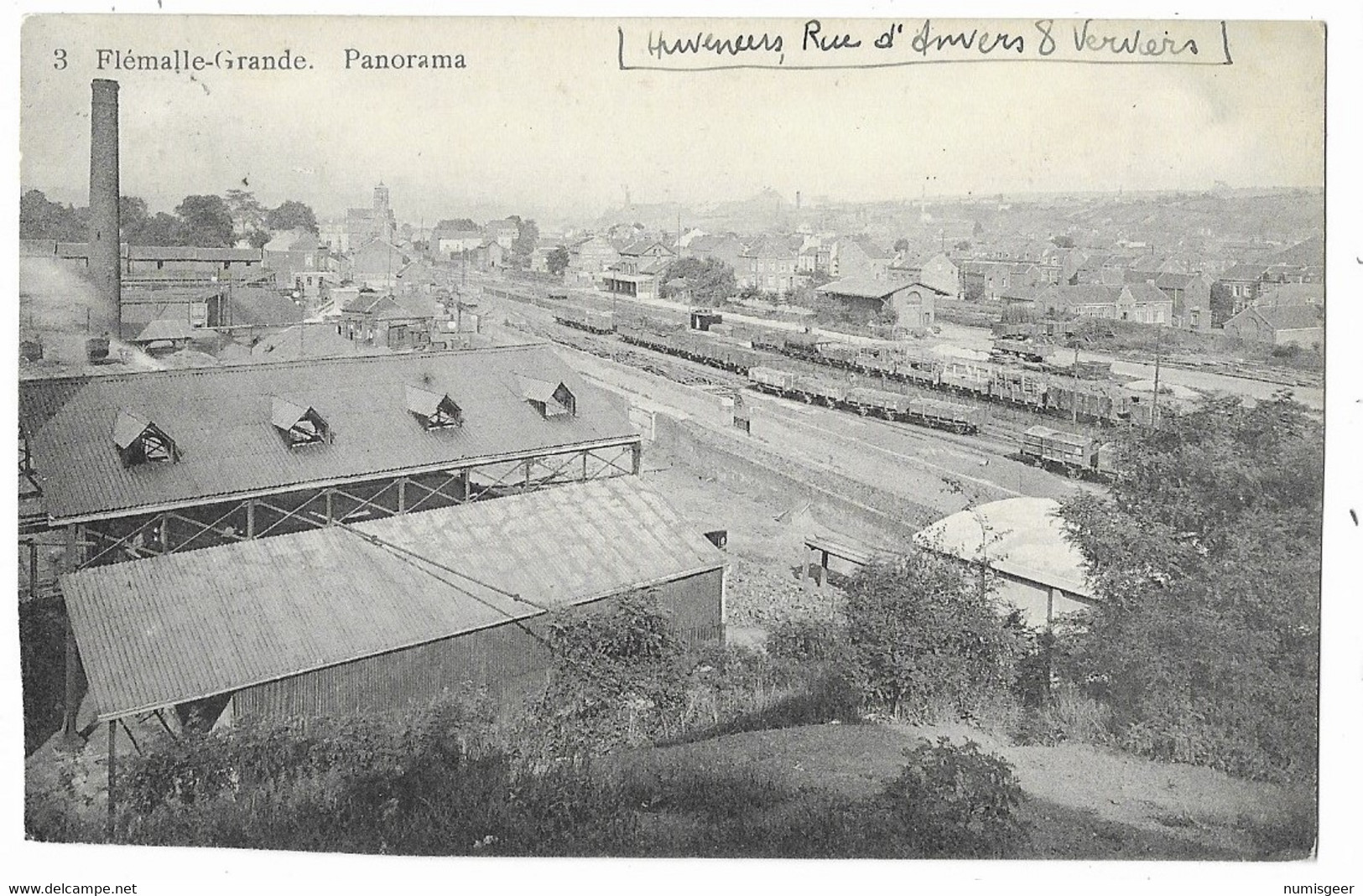 FLEMALLE-GRANDE  ---  Panorama ( Vue Des Quais De  La Gare ) - Flémalle