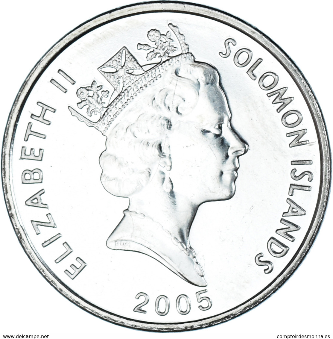 Monnaie, Îles Salomon, 5 Cents, 2005, SPL, Nickel Plaqué Acier, KM:26a - Solomon Islands