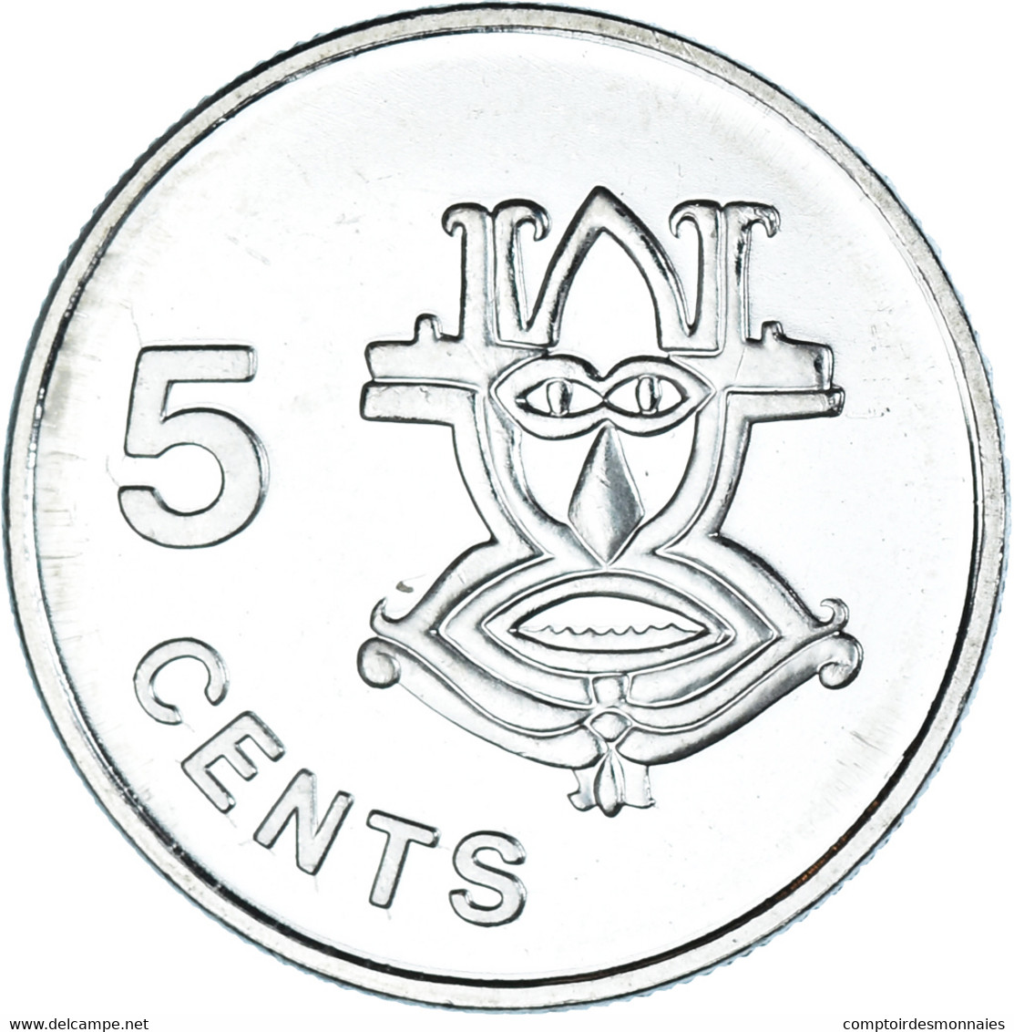 Monnaie, Îles Salomon, 5 Cents, 2005, SPL, Nickel Plaqué Acier, KM:26a - Salomonen