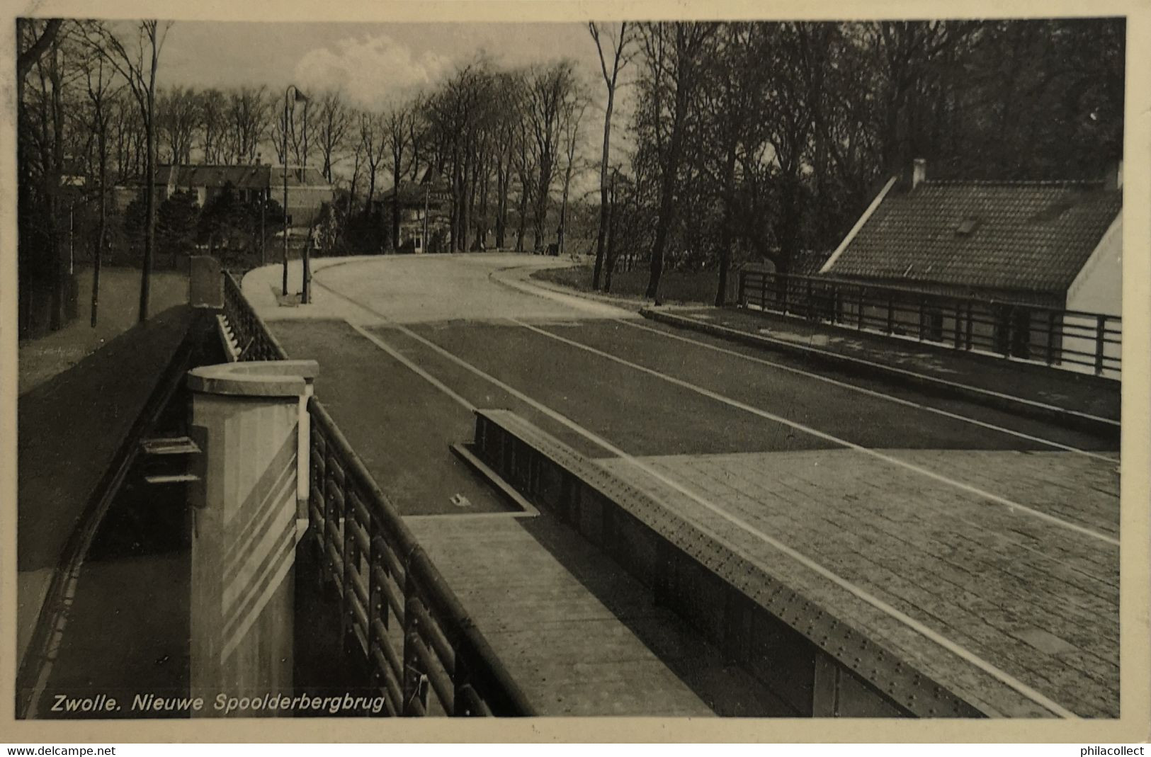 Zwolle // Nieuwe Spoolderbergbrug 1935 - Zwolle
