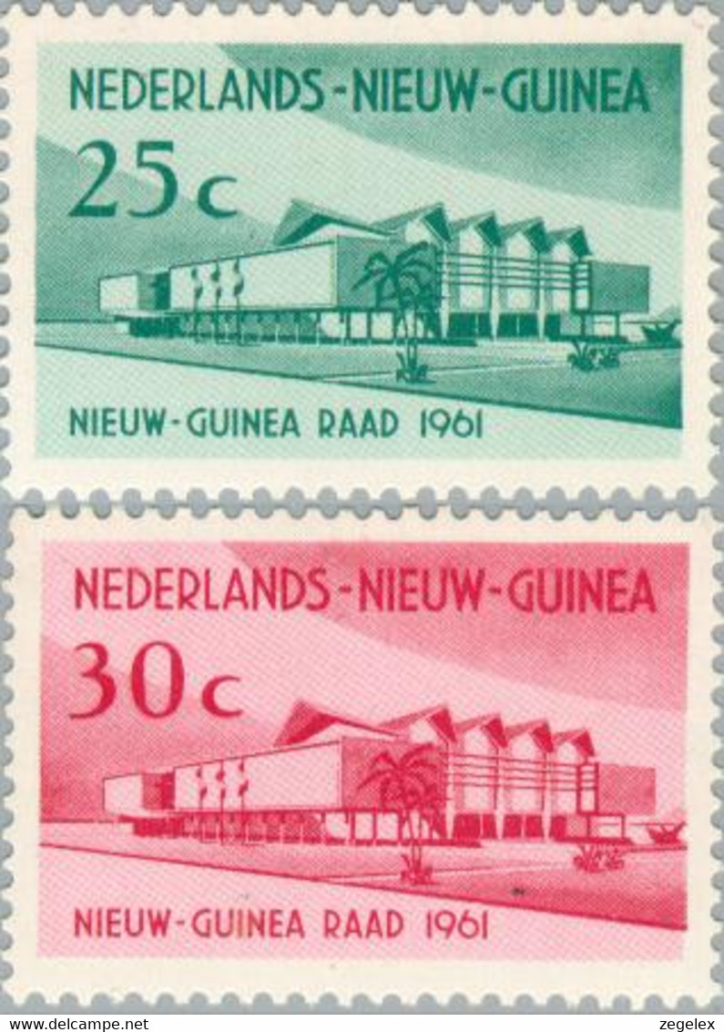 Nederlands Nieuw Guinea 1961 Eerste Zitting Nieuw Guinea Raad, MH - Netherlands New Guinea