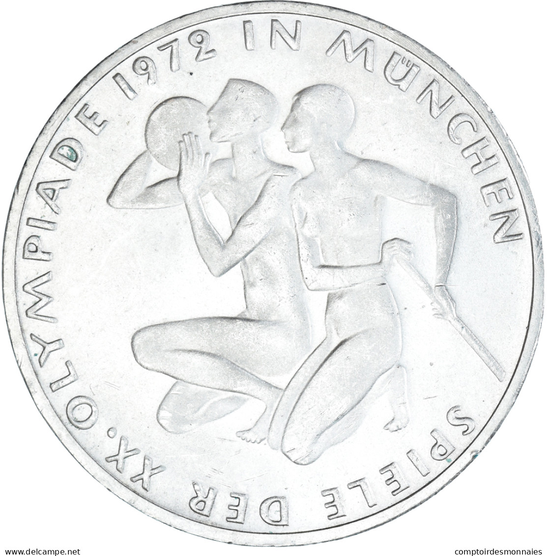 Monnaie, République Fédérale Allemande, 10 Mark, 1972, Stuttgart, SUP - Herdenkingsmunt