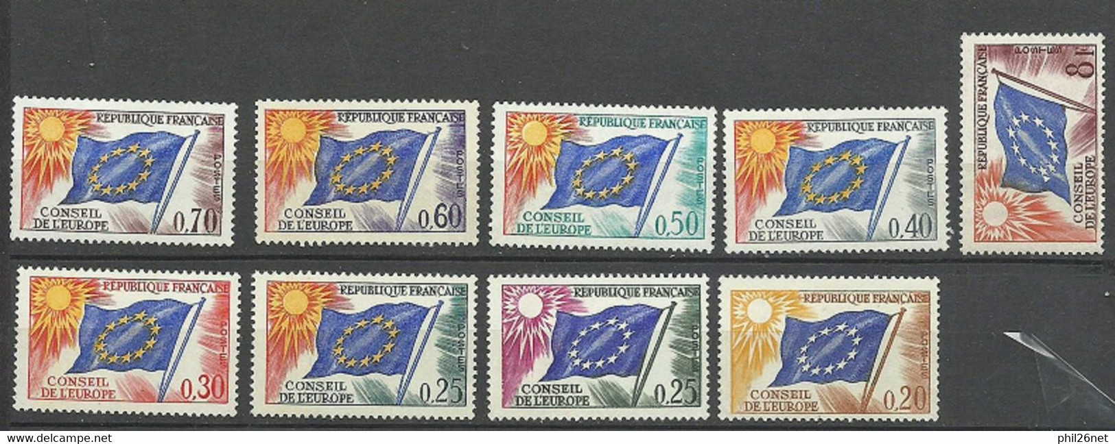 France Service   N° 27  à  31 Et 33 à 35 Le 17 Offert        Neufs  * *   B/TB    Voir Scans          Soldé ! ! ! - Mint/Hinged