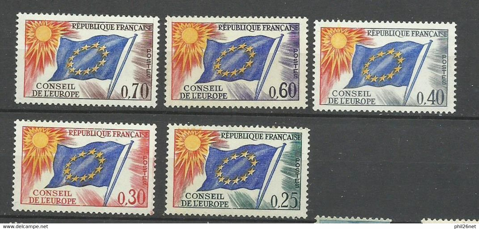 France Service   N° 29  à  31 Et 34 Et 35       Neufs  * *   B/TB    Voir Scans          Soldé ! ! ! - Mint/Hinged