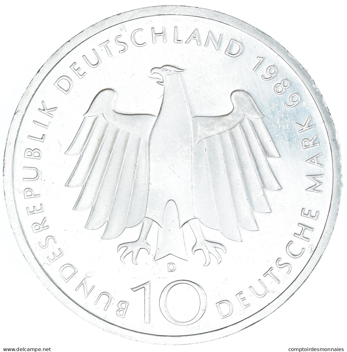Monnaie, République Fédérale Allemande, 10 Mark, 1989, Munich, Germany, SUP - Commemorations