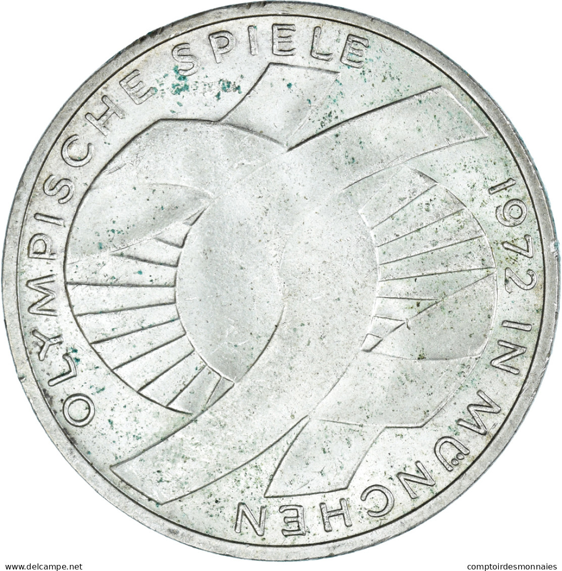 Monnaie, République Fédérale Allemande, 10 Mark, 1972, Stuttgart, TTB - Herdenkingsmunt