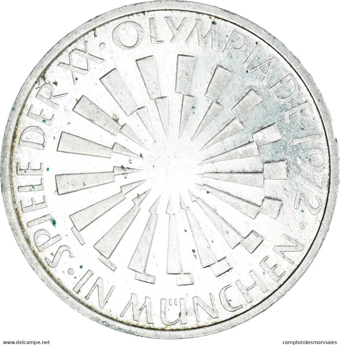 Monnaie, République Fédérale Allemande, 10 Mark, 1972, Stuttgart, TTB - Conmemorativas