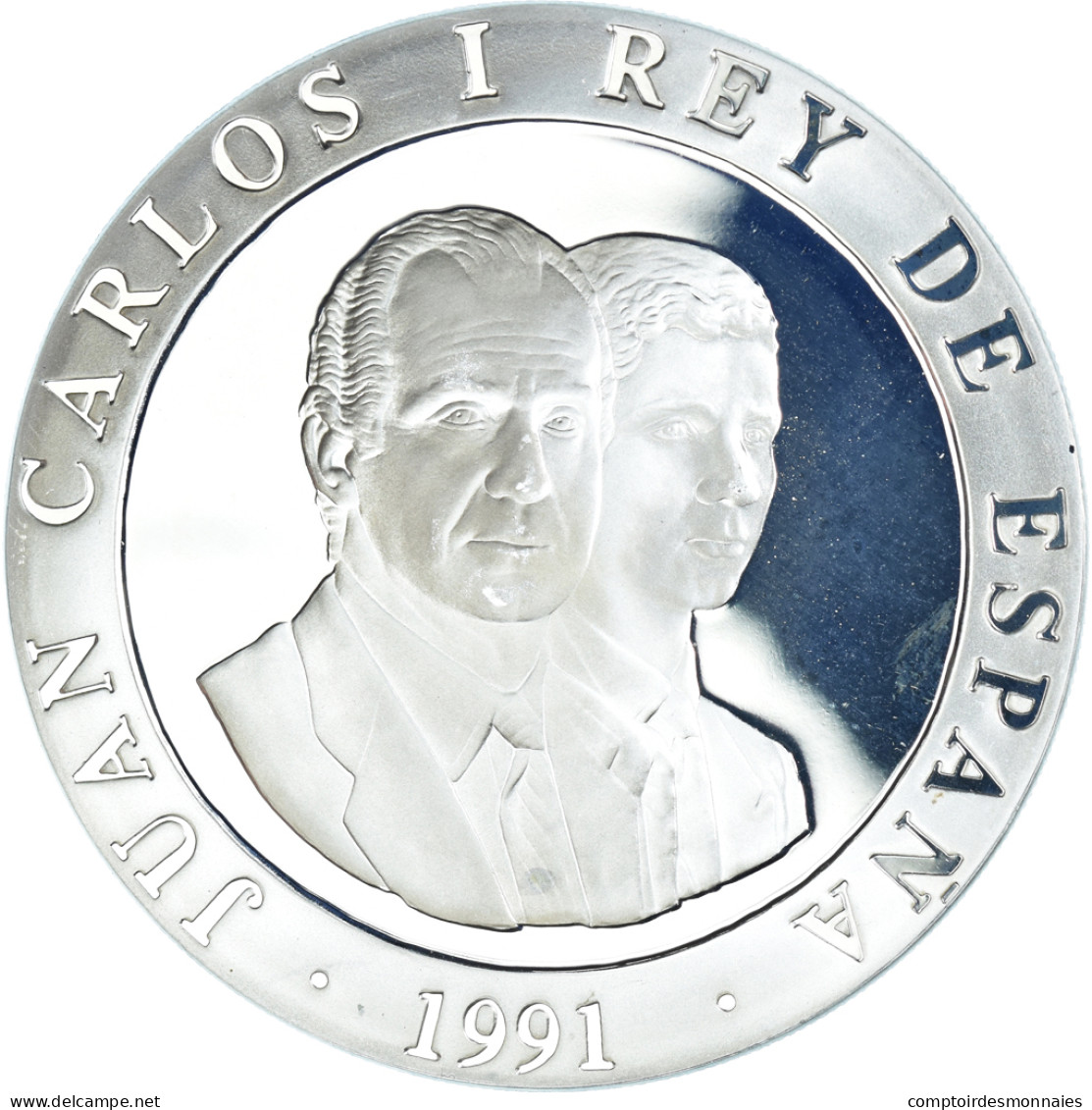 Monnaie, Espagne, Juan Carlos I, Barcelona Olympics, 2000 Pesetas, 1991, Madrid - 2 000 Pesetas