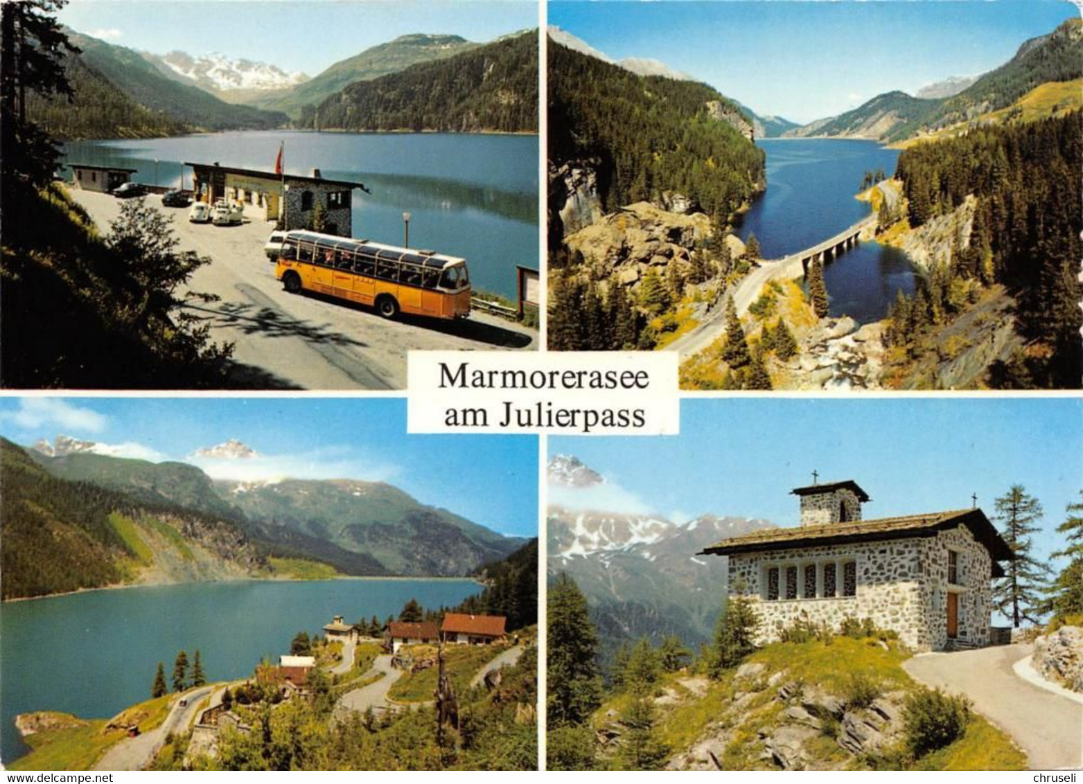 Marmorerasee  Postauto - Marmorera