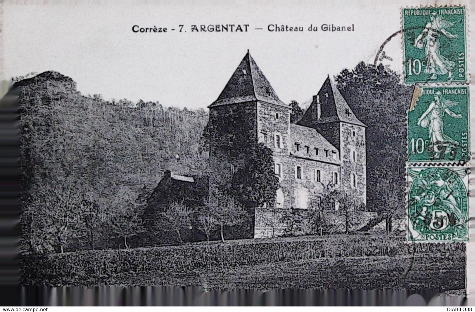 ARGENTAT   ( CORREZE )   CHATEAU DE GIBANEL - Argentat