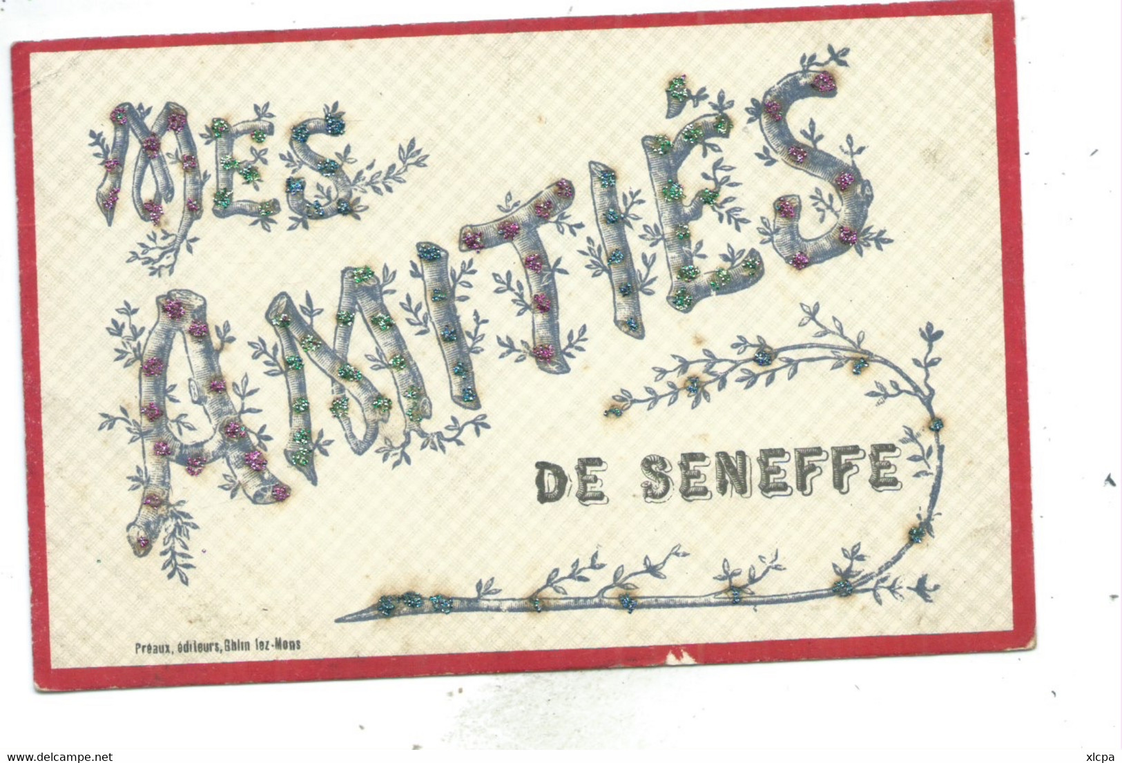 Seneffe Amitiés ( Cachet De Seneffe ) - Seneffe