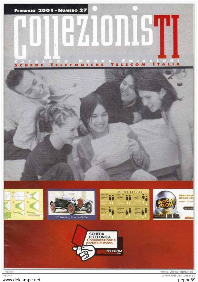 Catalogo Carte Telefoniche Telecom - 2001 N.27 - Books & CDs