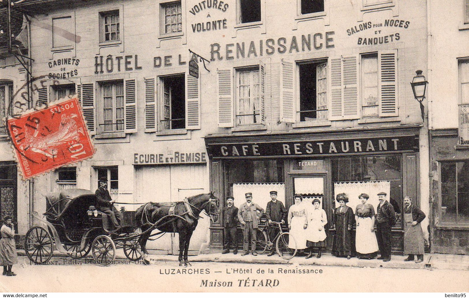 CPA De LUZARCHES - Maison TETARD. - Luzarches