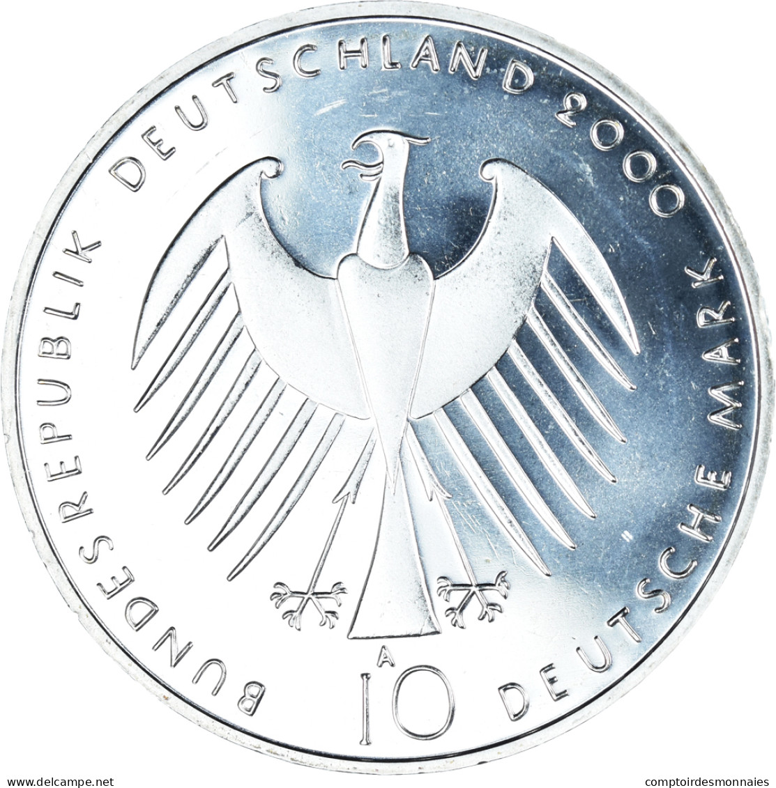 Monnaie, République Fédérale Allemande, 10 Mark, 2000, Berlin, FDC, Argent - Commemorations