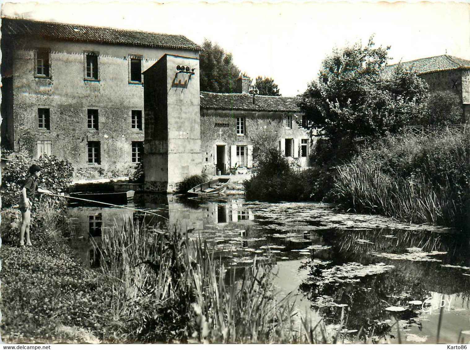 Moncoutant * Vue Sur Le Moulin * Minoterie * Pêche à La Ligne Pêcheur - Moncoutant