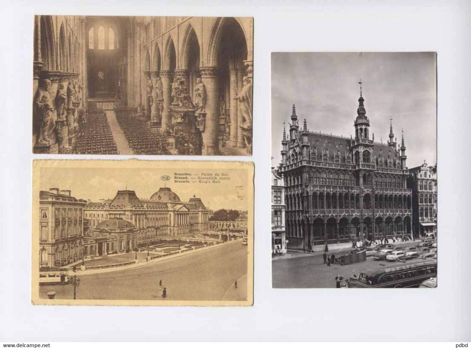 Bruxelles . Petit lot de 25 cartes . 16 CPA, 2 CPSM, 7CPM . Vues diverses .