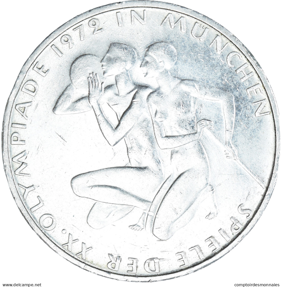 Monnaie, République Fédérale Allemande, 10 Mark, 1972, Munich, TTB, Argent - Gedenkmünzen