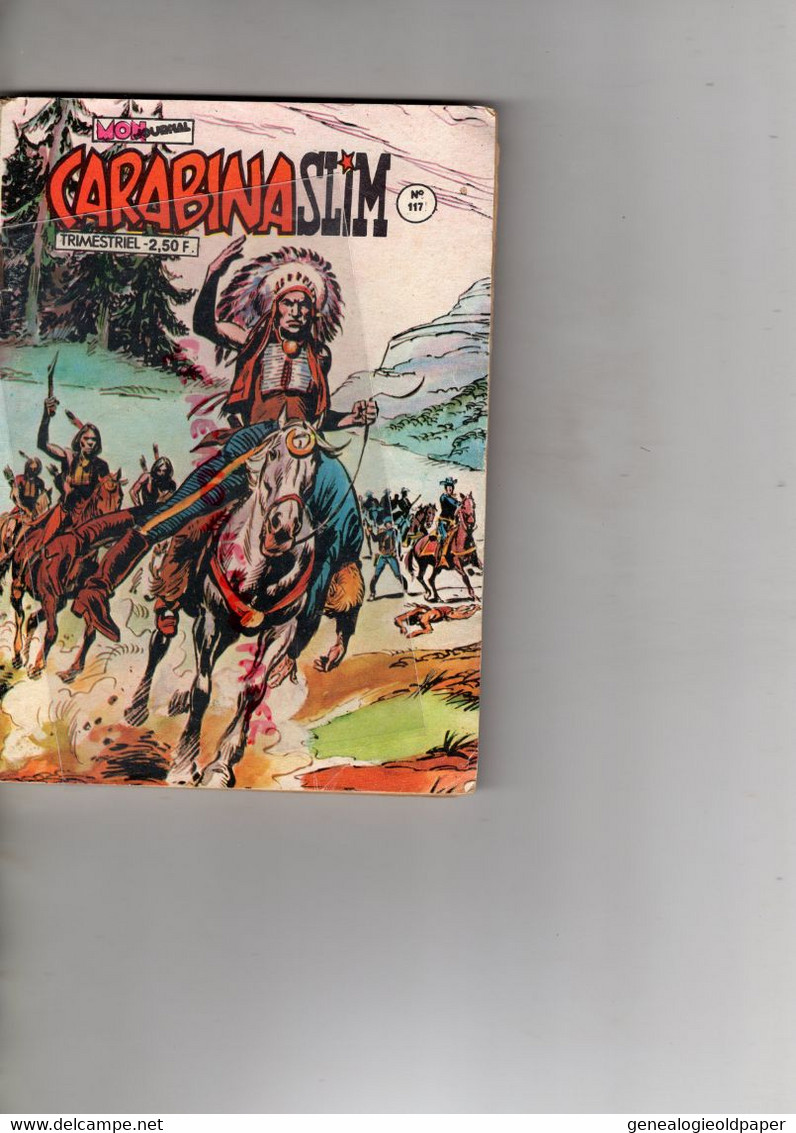 CARABINA SLIM - SERIE MON JOURNAL- N° 117-  10 AVRIL 1978 -PETIT FORMAT - Mon Journal