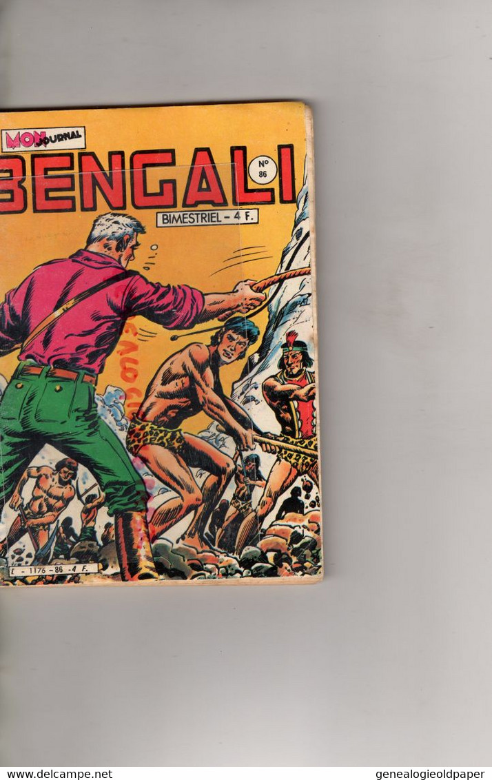 BENGALI- SERIE MON JOURNAL- N° 86- 5 SEPTEMBRE 1981  -PETIT FORMAT - Mon Journal