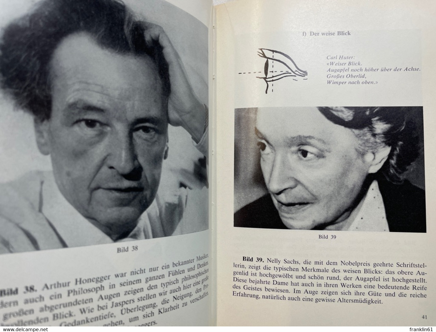 Die Sprache Der Augen : Dargestellt Nach Carl Huters Forschungen. - Psychologie