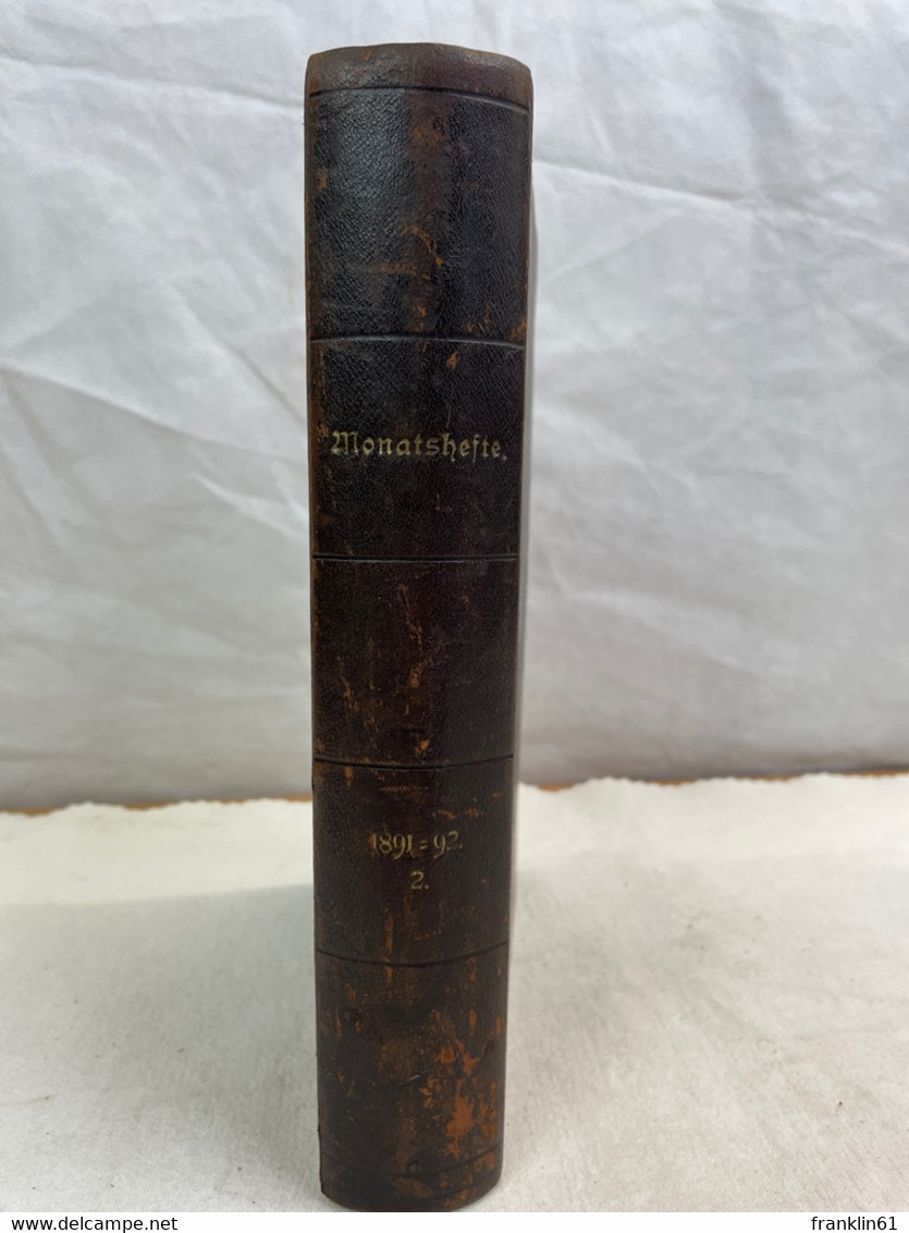 Velhagen & Klasings Monatshefte : VI. Jahrgang 1891/1892, II.Band. - Autres & Non Classés