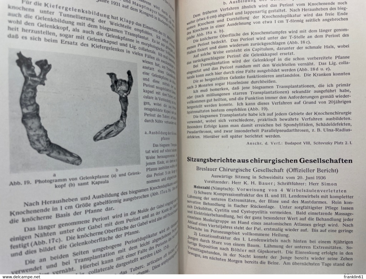 Zentralblatt für Chirurgie. 64.Jahrgang 1937- I.