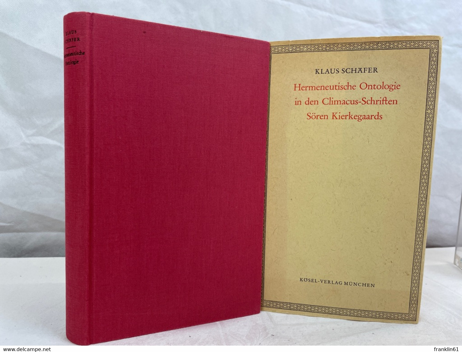 Hermeneutische Ontologie In Den Climacus-Schriften Sören Kierkegaards. - Philosophy