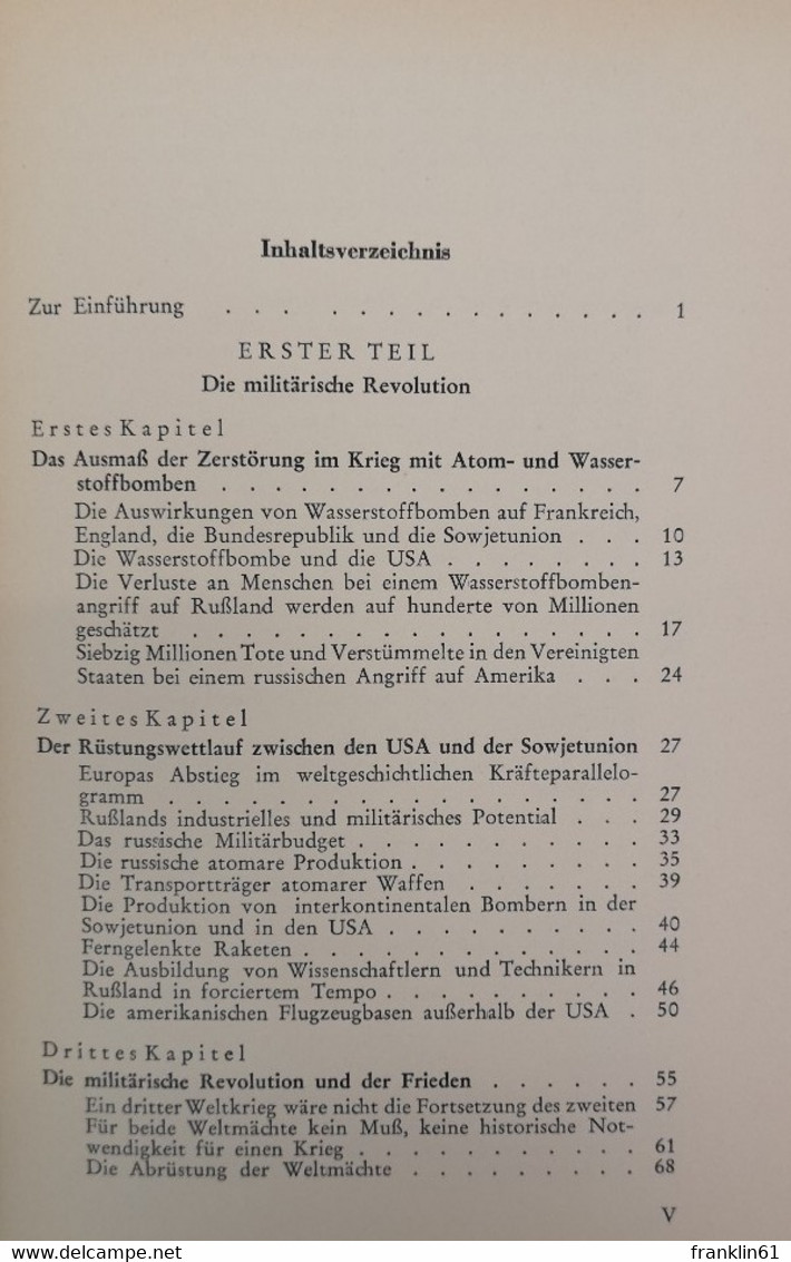 Die Militärische Und Die Industrielle Revolution. - Politik & Zeitgeschichte