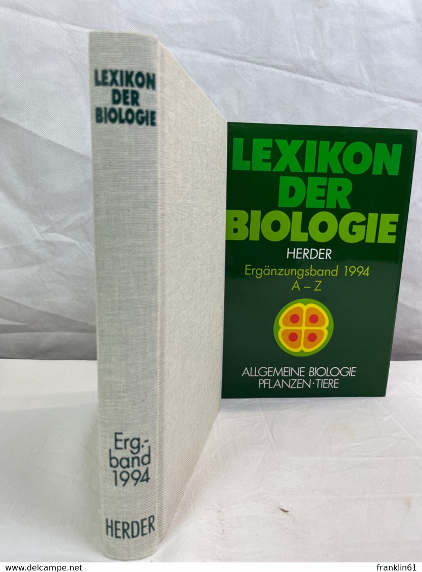 Lexikon Der Biologie: Ergänzungsband 1994, A - Z. - Animaux