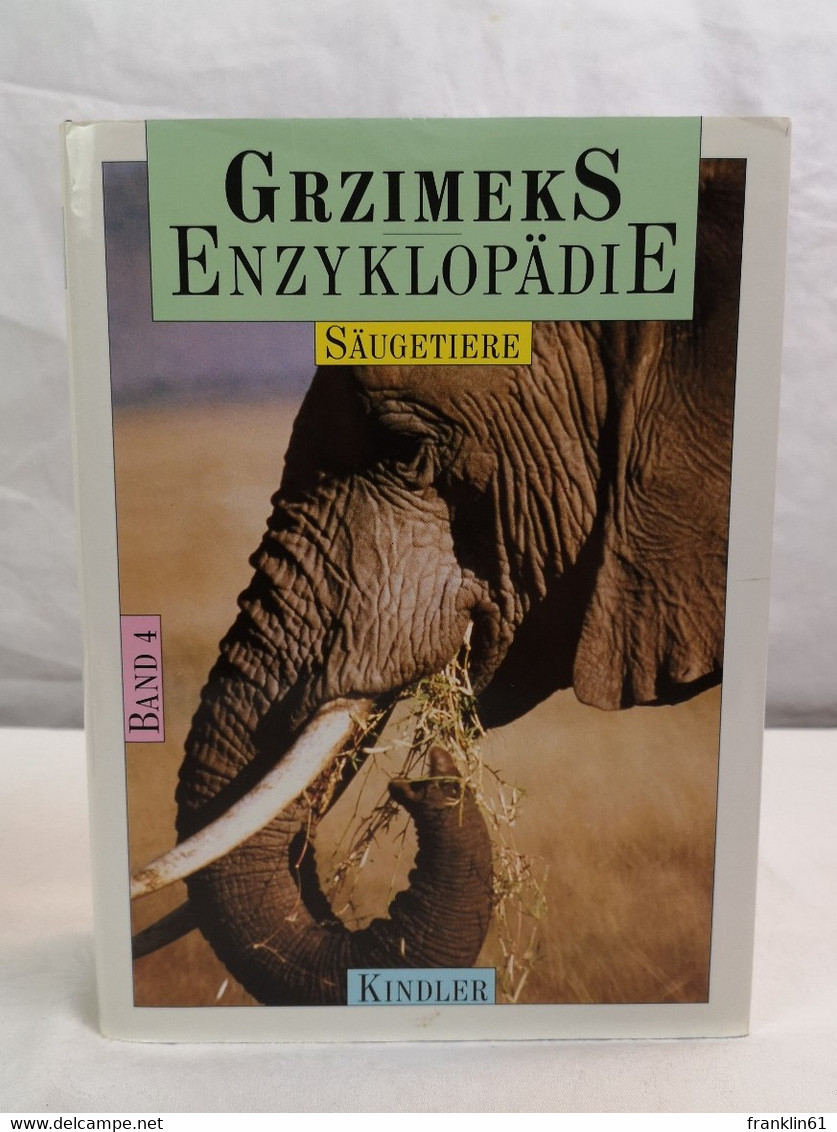 Grzimeks Enzyklopädie Säugetiere.Band 4. - Léxicos