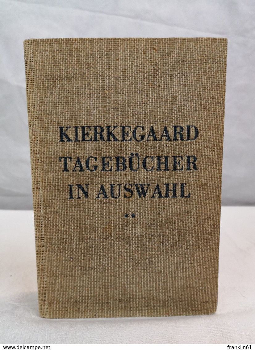 Zweiter Teil: Die Tagebücher 1832-1839. - Filosofía