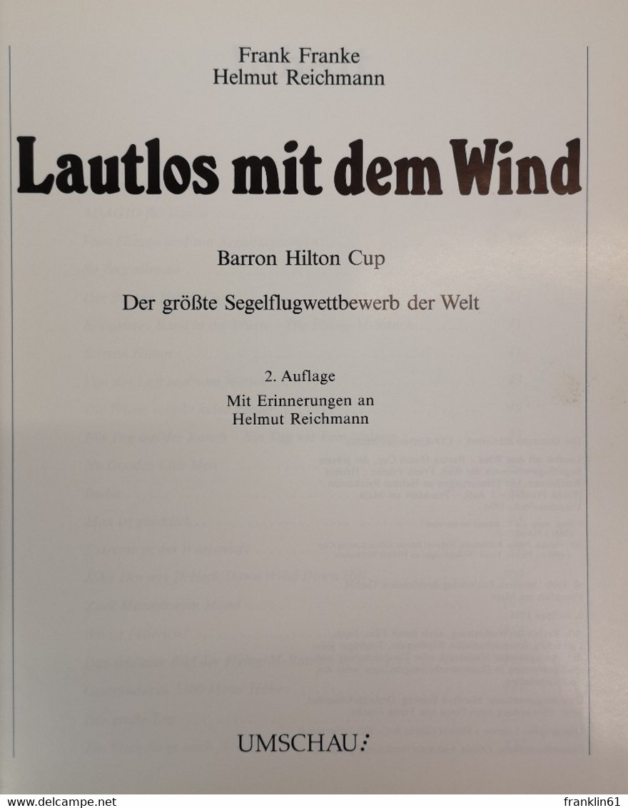 Lautlos Mit Dem Wind. Barron Hilton Cup. - Sport