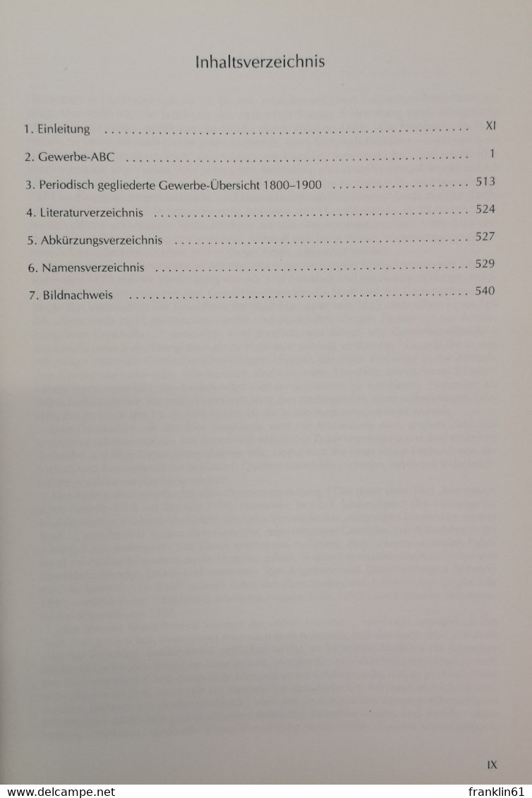 Agenten, Bader Und Copisten. Hannoversches Gewerbe-ABC 1800 - 1900. - Lexicons