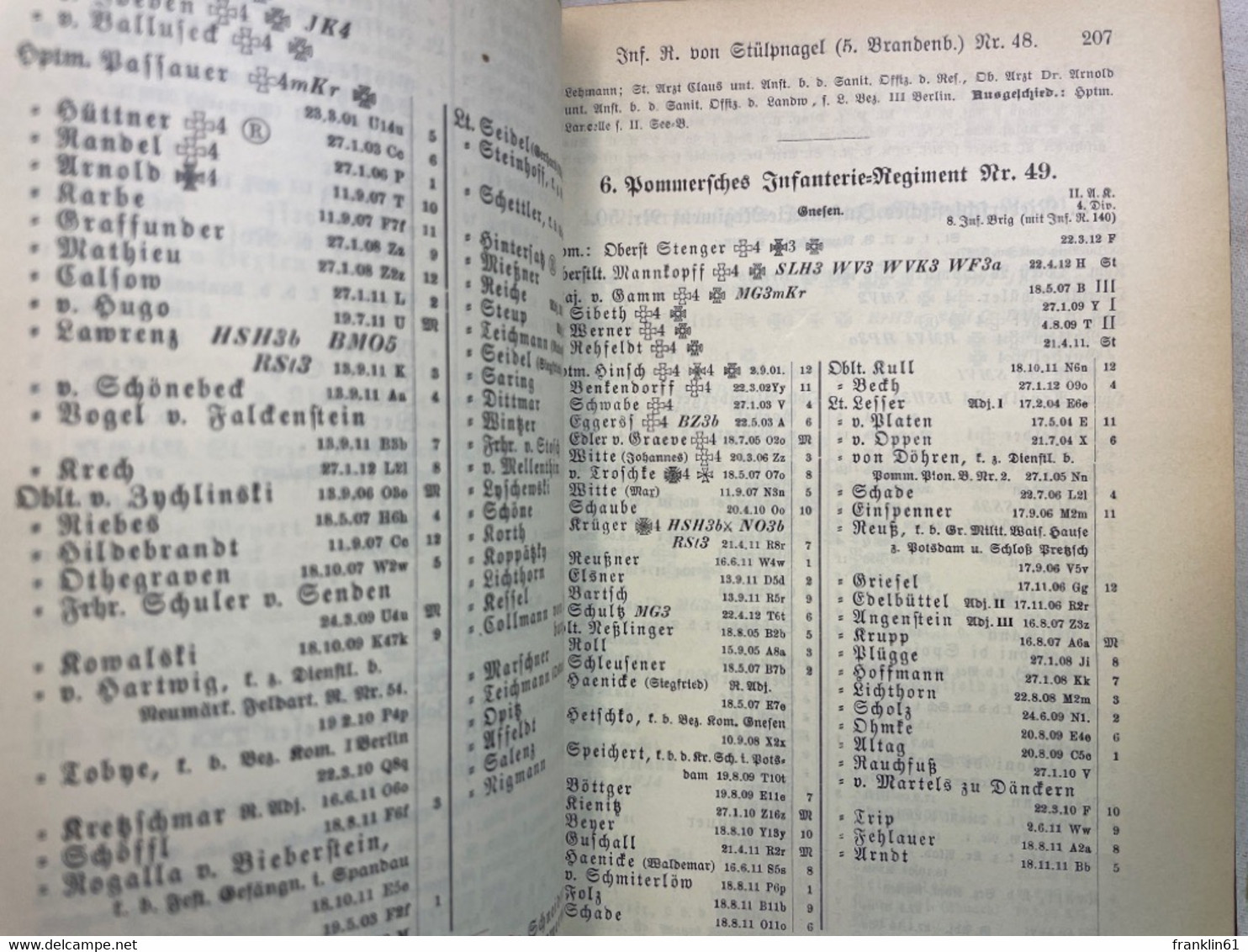 Rangliste der Königlich-Preußischen Armee und des XIII. (Königlich-Württembergischen) Armeekorps : für 1912.