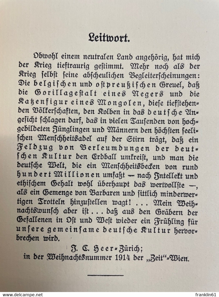 Durch Frankreich Und Deutschland Während Des Krieges 1914/15. - 5. World Wars