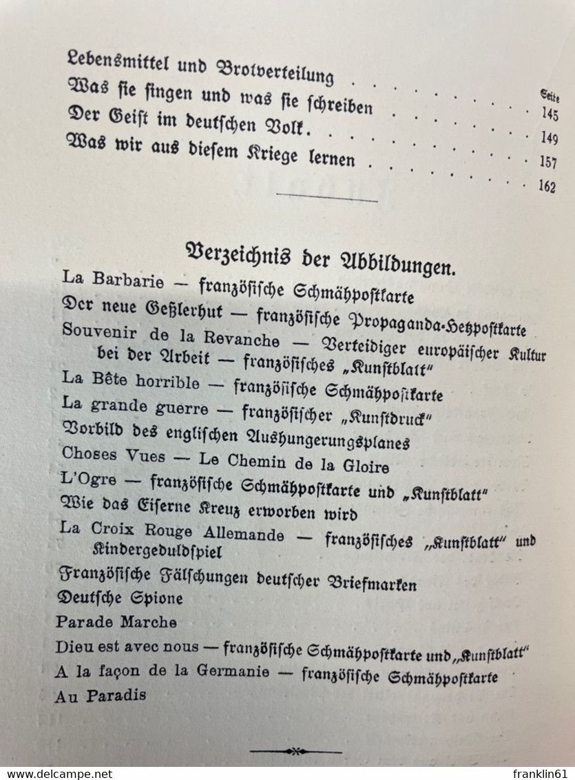 Durch Frankreich und Deutschland während des Krieges 1914/15.