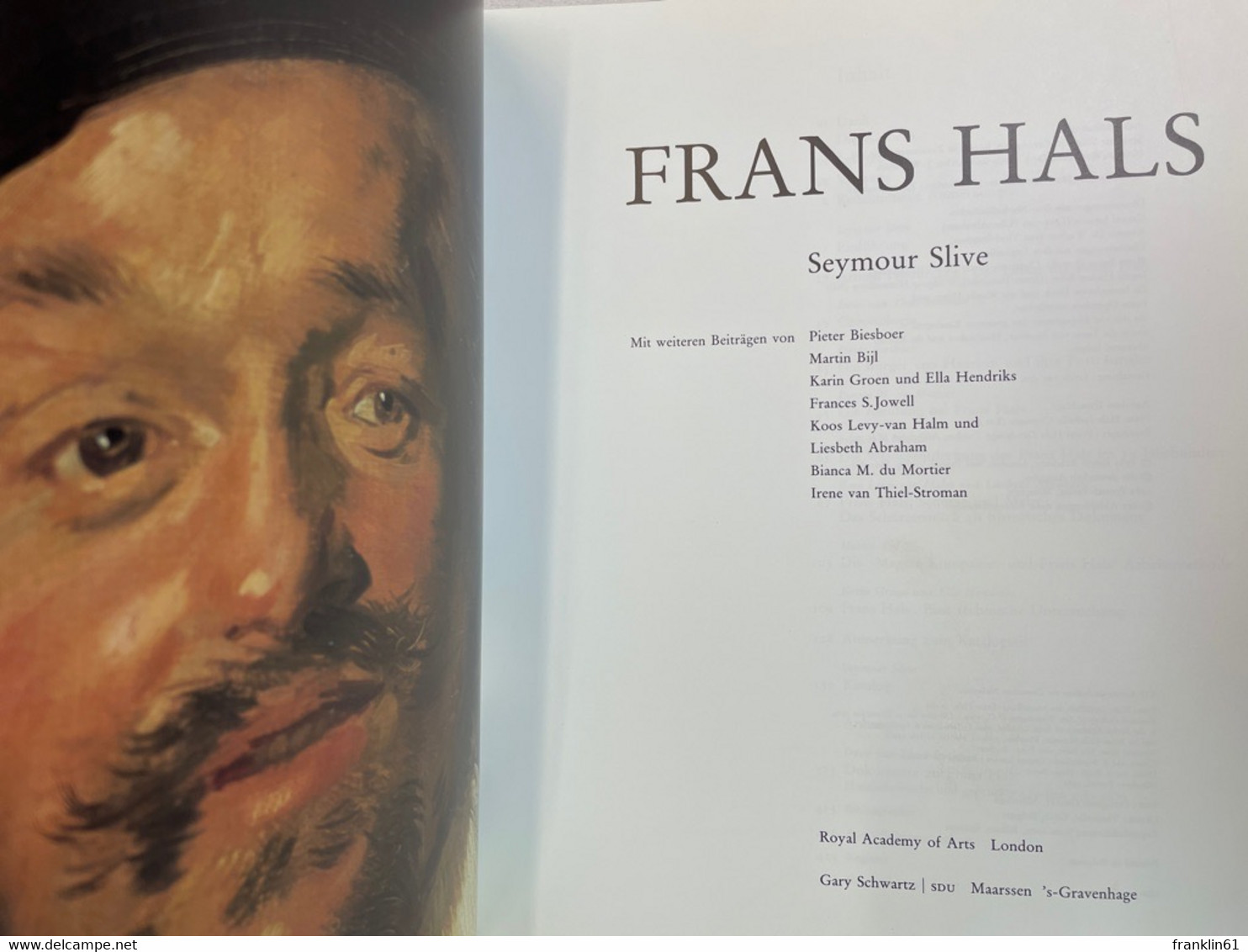 Frans Hals. - Painting & Sculpting