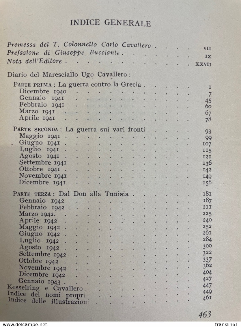 Comando Supremo. Diario 1940 - 1943 Del Capo Di S. M. G.. - 5. Guerras Mundiales