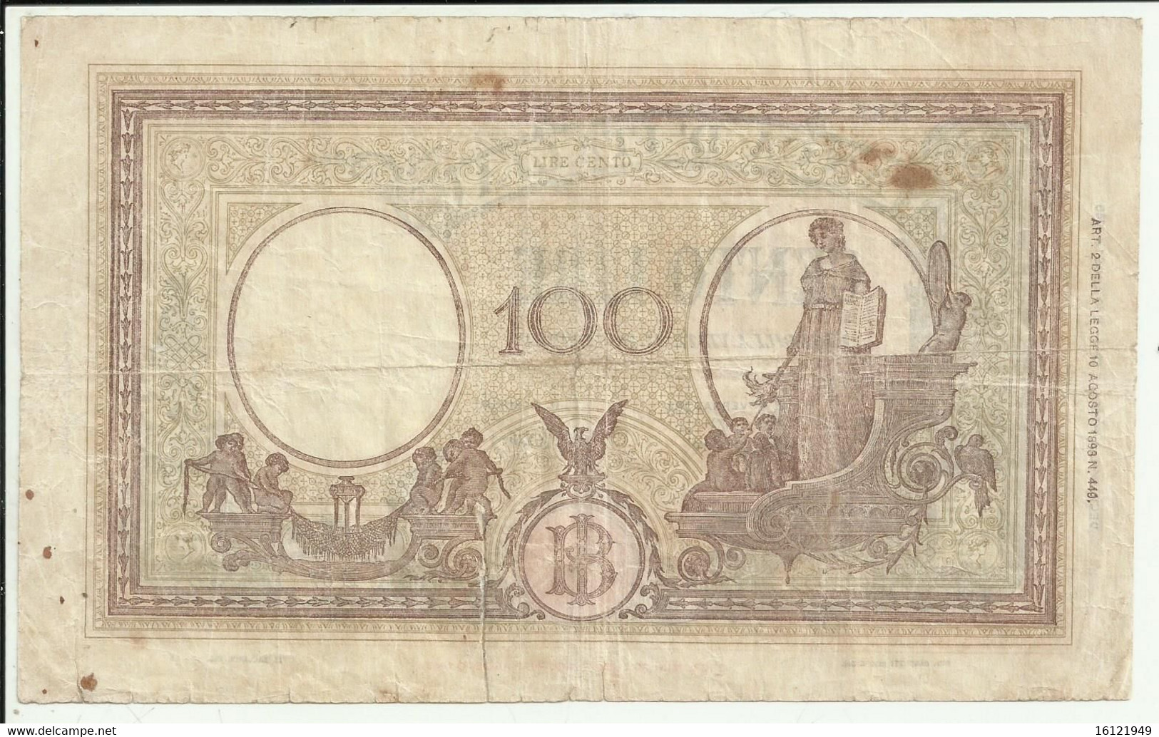 Z204 - 100 LIRE - 10/10/1944 - 100 Liras