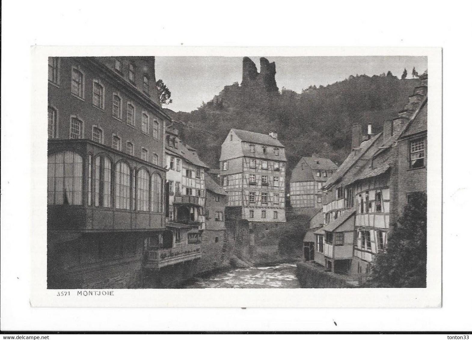 MONTJOIE - ALLEMAGNE - Blick Von Der Brucke Auf Ruine Haller - SAL224 - - Monheim