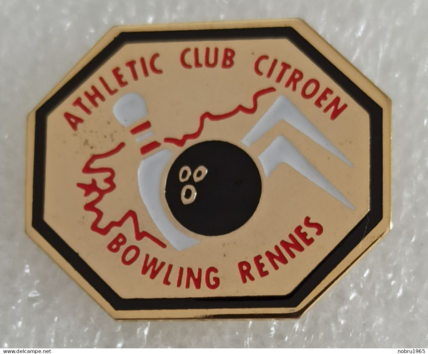 Pin's Athletic Club Citroën Rennes. Bowling - Citroën