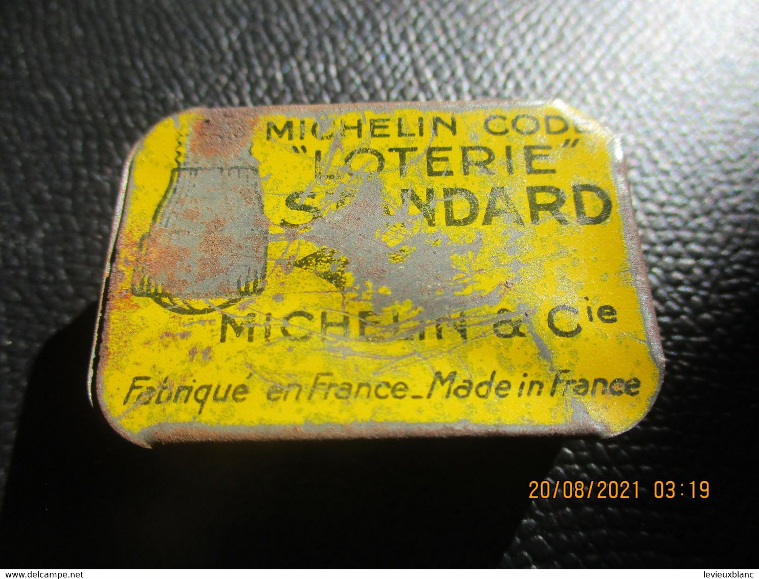 Boite Métallique/MICHELIN-CODE/ "Loterie" STANDARD/Michelin & Cie/ Imp C Caumbon, Nantes/Vers 1910-1930  BFPP225 - Cajas