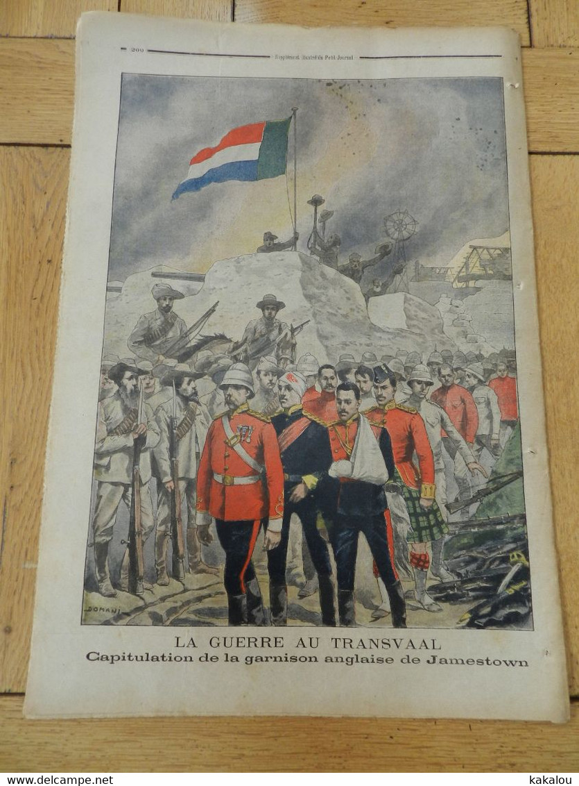 Le Petit Journal 1901 Retour De Chine Toulon / Avalanche /guerre Du Transvaal - 1900-1949