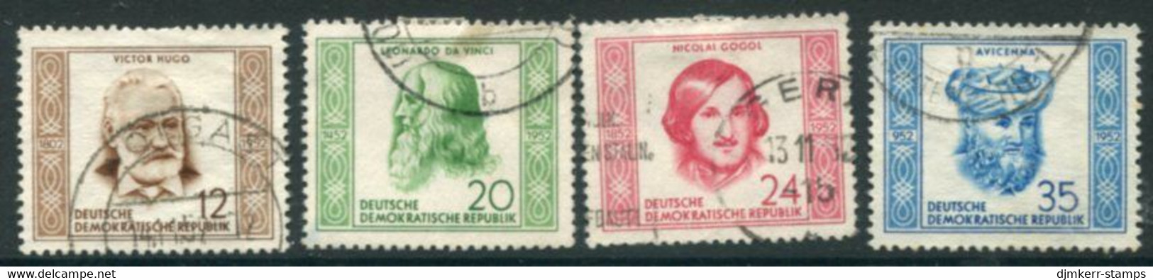 DDR / E. GERMANY 1952 Personalitiess Used.  Michel  311-14 - Used Stamps