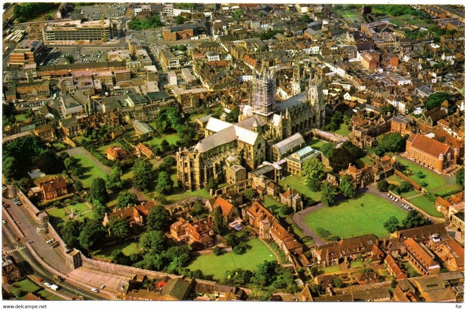 Angleterre : Kent : Canterbury : Vue Aérienne - Canterbury