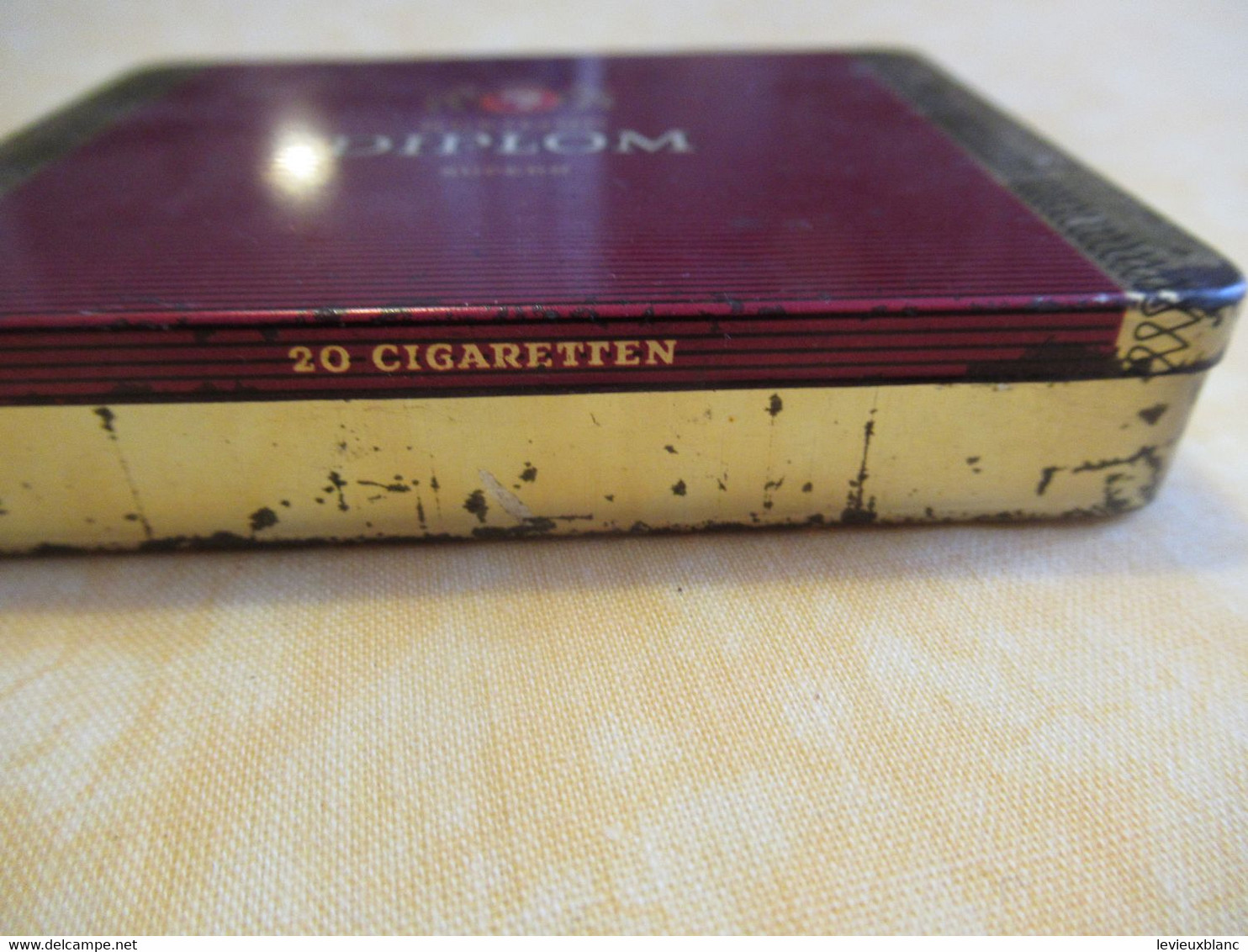 Boite Métallique/ Cigarettes / DIPLOM/Superb/ Greilings/Cigarettenfabrik/Dresde ( Allemagne) /Vers 1950         BFPP226 - Dosen