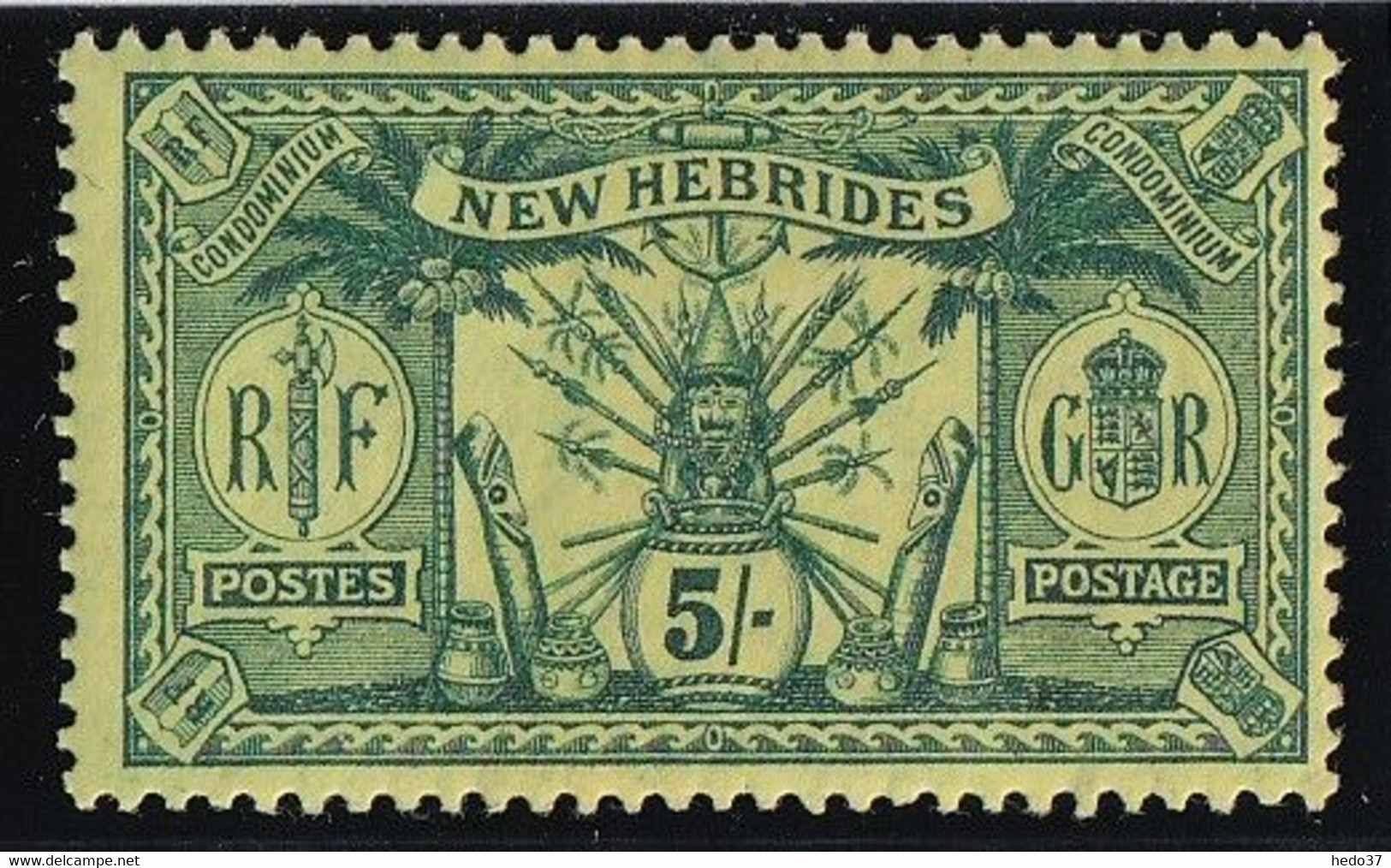 Nouvelles Hébrides N°57 - Neuf * Avec Charnière - TB - Unused Stamps