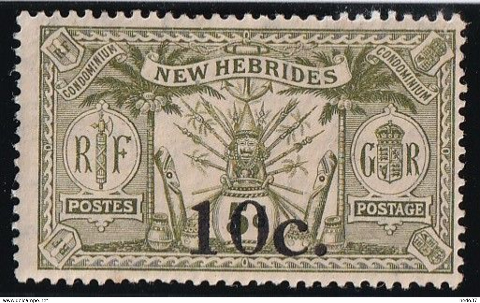 Nouvelles Hébrides N°61 - Neuf * Avec Charnière - TB - Unused Stamps